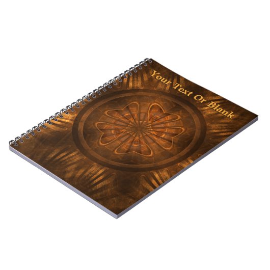 Houtkarving Notitieboek (Linkerzijde)