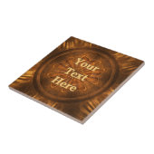 Houtkarving Tegeltje (Zijkant)