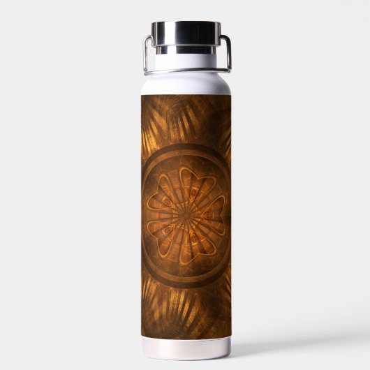 Houtkarving Waterfles (Achterkant)