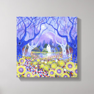 Houtkatoen 2013 canvas afdruk