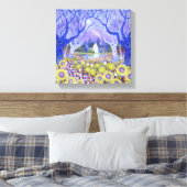 Houtkatoen 2013 canvas afdruk (Insitu (Slaapkamer))