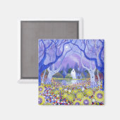 Houtkatoen 2013 magneet (Voorkant / Achterkant)