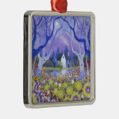 Houtkatoen 2013 metalen ornament (Rechts)