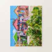 Houtkatten met meerdere kleuren | Lange band Legpuzzel (Verticaal)