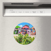 Houtkatten met meerdere kleuren | Lange band Magneet (Insitu (Vaatwasser))