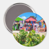 Houtkatten met meerdere kleuren | Lange band Magneet (Voorkant / Achterkant)