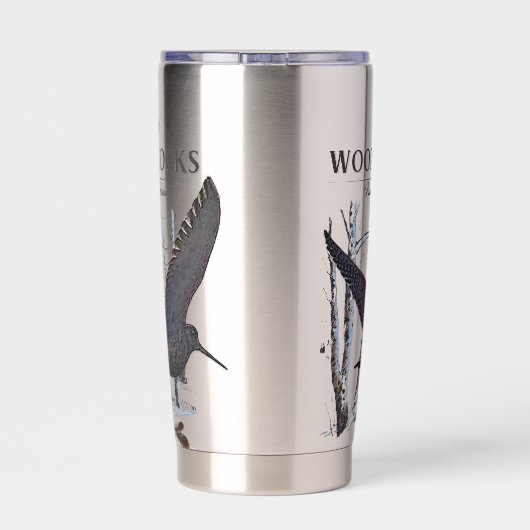 Houtklokken - Passiejacht Geïsoleerde Drinkbeker (Achterkant)