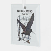 Houtklokken - Passiejacht Glas Ornament (Voorkant links)