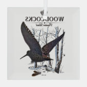 Houtklokken - Passiejacht Glas Ornament (Achterkant)