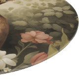  Houtkonijn in een bloemenbos Snijplank (Hoek)