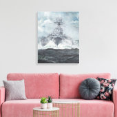 Houtkoppen voor bismarck, 23 mei 1941. 2014 canvas afdruk (Insitu (Woonkamer))