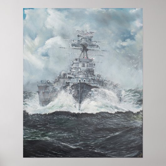 Houtkoppen voor bismarck, 23 mei 1941. 2014 poster (Voorkant)