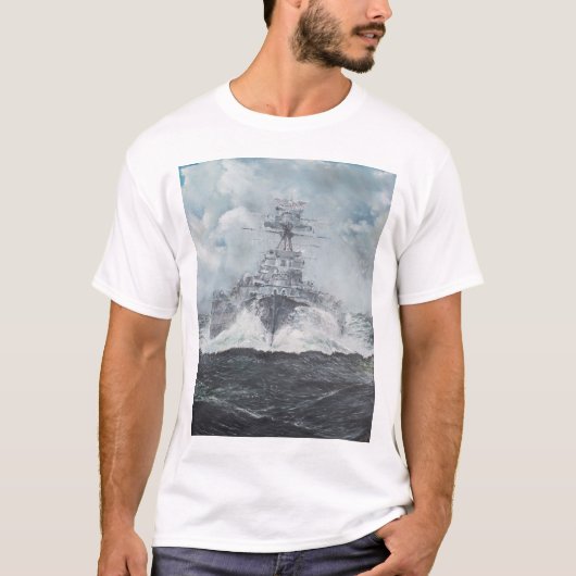 Houtkoppen voor Bismarck, 23 mei 1941. 2014 T-shirt (Voorkant)