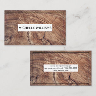 Houtkorrel afgesneden achtergrond visitekaartje