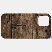 Houtkorrel Hoesje-Mate iPhone Case (Achterkant (horizontaal))