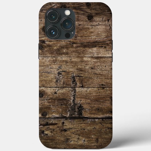 Houtkorrel Hoesje-Mate iPhone Case (Achterkant)