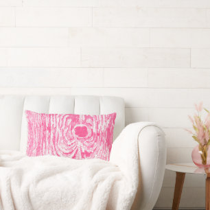 Houtkorrel Hot Pink Patroon Kussen