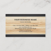 Houtkorrel Logistiek Transportation Cargo Truck Visitekaartje (Achterkant)