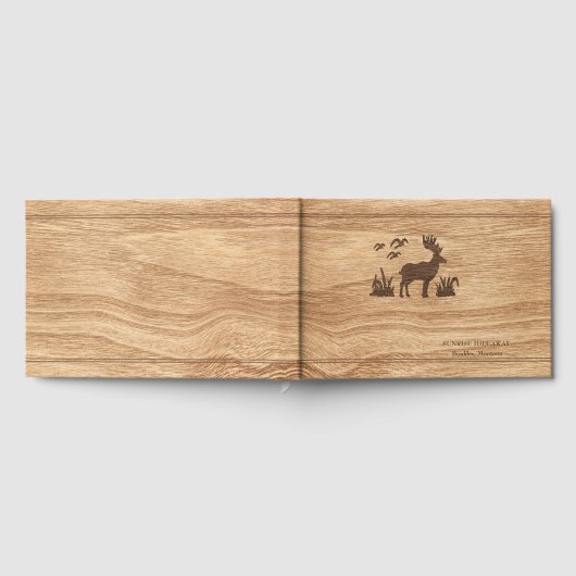 Houtkorrel Natuur Silhouet ID346 Gastenboek (Volledig)