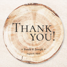 Houtkorrel Rustic Dank je huwelijk