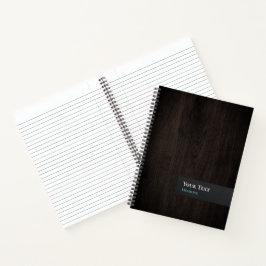 Houtkorrel — spiral notebook notitieboek