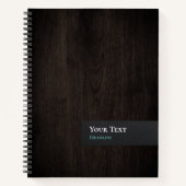 Houtkorrel — spiral notebook notitieboek (Voorkant)