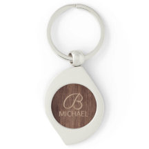 Houtkorrelhout met monogram, gepersonaliseerde naa