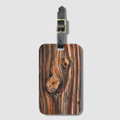 Houtkorrelpatroon Bagagelabel (Voorkant (verticaal))