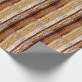 Houtkorrelpatroon Cadeaupapier (Hoek)