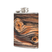 Houtkorrelpatroon Heupfles (Links)