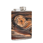 Houtkorrelpatroon Heupfles (Rechts)