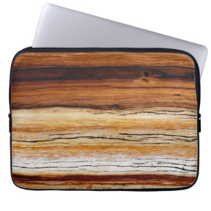 Houtkorrelpatroon Laptop Sleeve