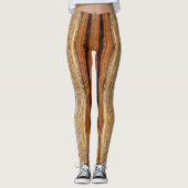 Houtkorrelpatroon Leggings (Voorkant)