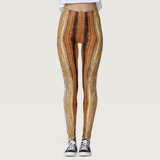 Houtkorrelpatroon Leggings (Voorkant)