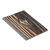 Houtkorrelpatroon Notitieboek (Rechterzijde)