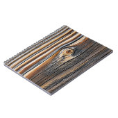 Houtkorrelpatroon Notitieboek (Linkerzijde)