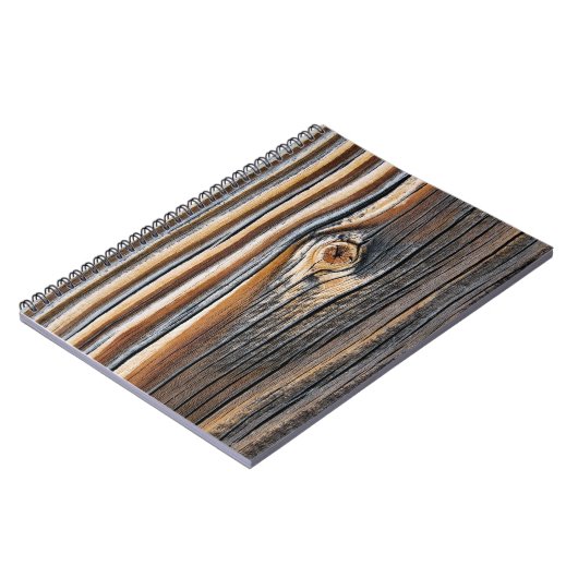 Houtkorrelpatroon Notitieboek (Linkerzijde)