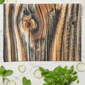 Houtkorrelpatroon Theedoek (Gevouwen)