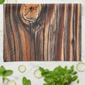 Houtkorrelpatroon Theedoek (Gevouwen)