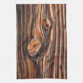 Houtkorrelpatroon Theedoek (Verticaal)