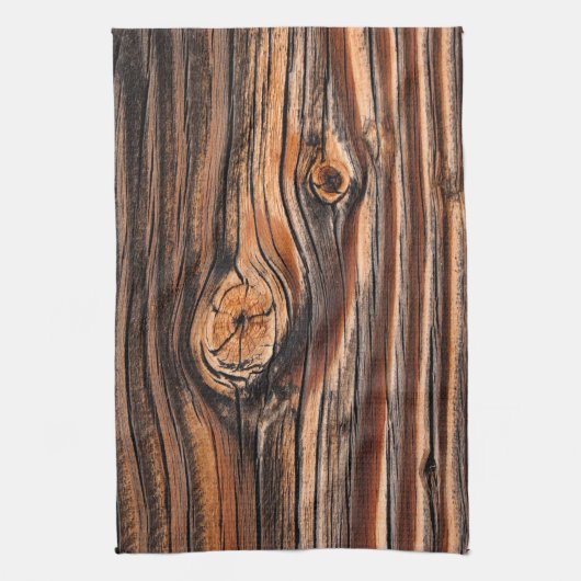 Houtkorrelpatroon Theedoek (Verticaal)
