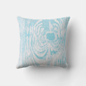 Houtkorrels Aqua Pattern Pillow Kussen (Achterkant)