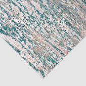 Houtkorrels Blauwgroen Tan White Rustic Country Te Tissuepapier (Detail)