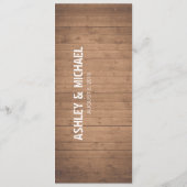 Houtkorrels en strijklampjes menu (Achterkant)