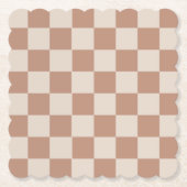 Houtkorrels Kartonnen Onderzetters (Voorkant)