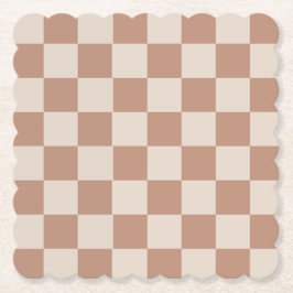 Houtkorrels Kartonnen Onderzetters