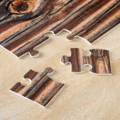 Houtkorrels Knot Texture Legpuzzel (Zijkant)