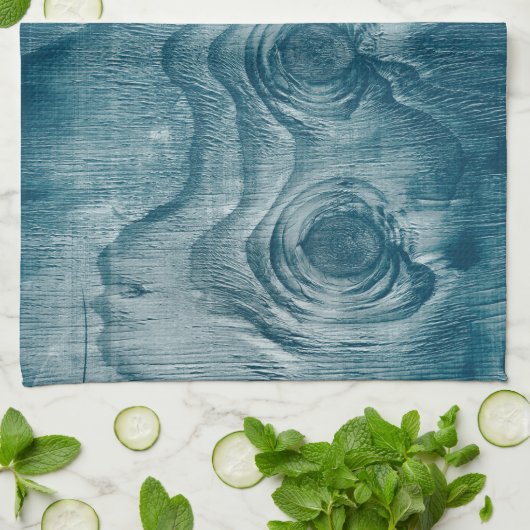 Houtkorrels Knot Texture Theedoek (Gevouwen)