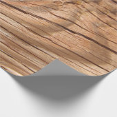 Houtkorrels Knothole-verpakkingspapier Cadeaupapier (Hoek)