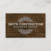 Houtkorrels | Metaalzaag Visitekaartje (Voorkant)